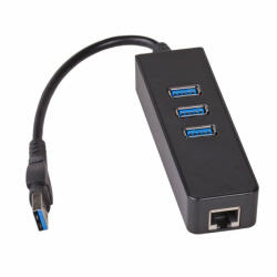 Akyga AK-AD-32 USB3.0 3-port + Ethernet (AK-AD-32)
