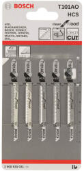 Bosch T 101 AO dekopírfűrészlap 83x1, 4mm (5 lap/készlet) 2608630031 (2608630031)
