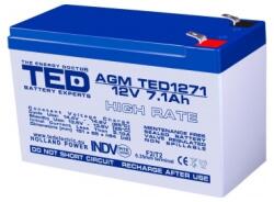 Ted Electric Acumulator High Rate AGM VRLA TED Battery Expert Holland TED003300 (TED003300 / TED1271 HR)