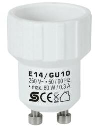 HOME E14/GU10 foglalatátalakító adapter, max. 0, 3 A (E14/GU10)