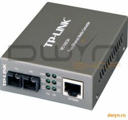 TP-LINK Convertor RJ45 10/100M la fibra SC multi-mode 100M, Full-duplex, pana la 2Km, montabil in sasiu, TP- (MC100CM)