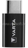 VARTA 57945101401 microUSB - Type C fekete adapter (VARTA_57945101401) (VARTA_57945101401)