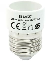 HOME E14/E27 foglalatátalakító adapter, max. 2 A (E14/E27) - kontaktor
