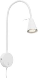 Briloner Leuchen fali lámpa, flexibilis, LED izzó GU10, 5W, 400 lumen, meleg fény (3000K), hálózati kábel és kapcsoló tartozék, fehér (2082-016)