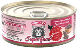 Porta 21 6x80g Porta 21 Superfood Csirke & quinoa nedves macskatáp