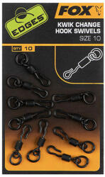 FOX Edges Kwik Change Hook Swivels - size: 10 x 10 (CAC701)
