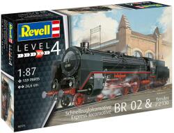 Revell Plastic ModelKit locomotiva 02171 - Locomotiva expres BR 02 & Tender 2'2'T30 (1: 87) (18-02171)