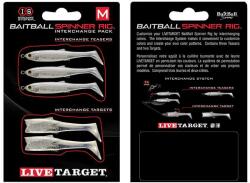 Live Target Rezerva LIVE TARGET BaitBall Spinner Rig Large 855 Pearl White/Silver (F.LT.SRIP03LG855)
