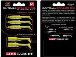Live Target Rezerva LIVE TARGET BaitBall Spinner Rig Large 857 Lime Chartreuse/Silver (F.LT.SRIP03LG857)