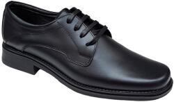 GKR Ciucaleti Pantofi barbati eleganti din piele naturala, POLITIE / POMPIERI, Negru, PN2265N (PB2265N)