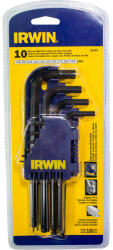 IRWIN Imbuszkulcs készlet 10 részes (1, 5-10 mm) gomb végű (T10757) - vasasszerszam