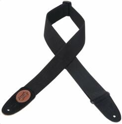 Levy's Signature Cotton 2.5 Standard Black & Walnut Curea de chitară (<![CDATA[MSSC8-BLK]]>)