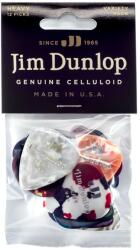 Dunlop Celluloid Pick Heavy Variety Pack - Set 12 Pene Chitară (26999107012)