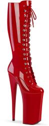 Pleaser piros lakk csizma, No. 2020. 38-as - diamondsexshop