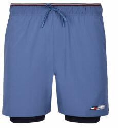 Tommy Hilfiger Pantaloni scurți tenis bărbați "Tommy Hilfiger 2-1 Essentials Training Shorts - blue coast