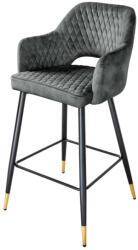 Invicta interior Scaun bar Paris cu tapterie din catifea (inv41517)