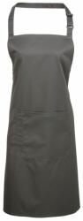 Premier Workwear Șorț de bucătărie cu cordon de gât și buzunar - Gri închis (PR154-1000143212)