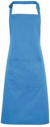 Premier Workwear Șorț de bucătărie cu cordon de gât și buzunar - Albastru safir (PR154-1000143234)