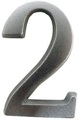 JKH Ajtószám öntapadós matt ezüst "2" 4, 5cm (3970172)