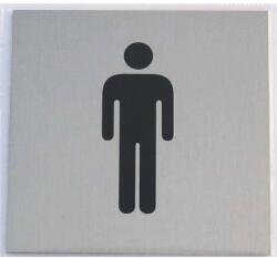 JKH Tábla alumínium öntapadó 60x60mm "férfi WC" szimbólum (3427171)