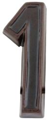 JKH Kerámia házszám 1 barna 12cm (3970021)