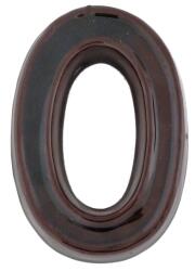 JKH Kerámia házszám 0 barna 12cm (3970020)