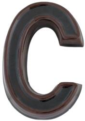 JKH Kerámia házszám "C" betű barna 12cm (3970033)