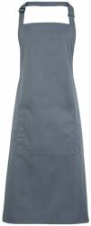 Premier Workwear Șorț de bucătărie cu cordon de gât și buzunar - Oțel (PR154-1000143235)