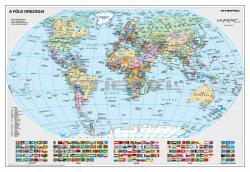 Stiefel A Föld országai zászlókkal, tűzhető, keretezett falitérkép - mindentudasboltja - 61 700 Ft