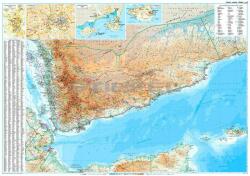 Gizimap Jemen és az Ádeni-öböl térképe