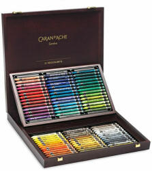 Caran d'Ache Classic Neocolor II akvarellkréta készlet - 84 db, fadobozos