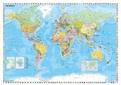 Stiefel A Föld országai (Stiefel) zászlókkal, tűzhető, keretes falitérkép - mindentudasboltja - 119 990 Ft