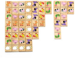 Viga Toys Domino, animale de la ferma, viga (59622) - bekid