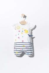 BabyJem Salopeta de vara pentru bebelusi summer, tongs baby (culoare: alb, marime: 0-3 luni)