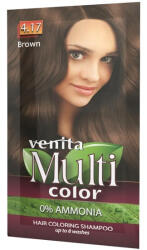 VENITA Sampon Colorant si Nuantator, Multicolor, Venita, 4.17 Brown, 40g