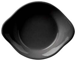 Ionia Bol alungit portelan Ionia Black&White negru 8.5 x 2 cm (4002744)