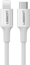 UGREEN 3A US171 Lightning USB-C kábel, 1.5m (fehér) (60748) - scom