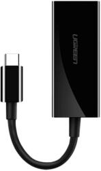 UGREEN Külső Gigabit Ethernet adapter USB-C (fekete) (50307) - scom