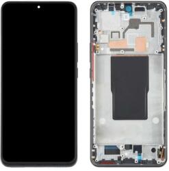 NBA001LCD101120027481 Xiaomi 12T / 12T Pro / Redmi K50 Ultra fekete TFT LCD kijelző érintővel kerettel előlap (NBA001LCD101120027481)