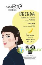 puroBIO cosmetics Masca Crema pentru Ten Uscat cu Banane Brenda 10ml