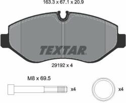 TEXTAR set placute frana, frana disc TEXTAR Q+ 2919209 (2919209)