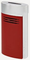 S.T. Dupont MegaJet Red szivar öngyújtó lakozott piros színű, kék színű széles szúrólánggal (020703)