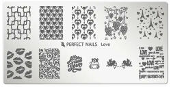 Perfect Nails Körömnyomda lemez - Love