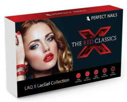 Perfect Nails LacGel LaQ X - The Red Classics Gél Lakk Szett - claudiashop