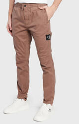 Calvin Klein Pantaloni din material J30J322041 Maro Regular Fit