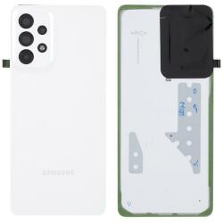tel-szalk-1929702595 Samsung Galaxy A73 5G fehér akkufedél, hátlap, hátlapi kamera lencse (tel-szalk-1929702595)