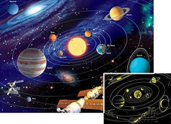 Ravensburger Puzzle sistemul solar 500 piese starline lumineaza in intuneric (RVSPA14926)