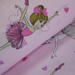 Decotex Style Ranforce roz cu balerina