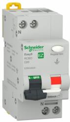 SCHNEIDER Intrerupator automat diferential RCBO Easy9 1P+N 20A/300mA tip AC Schneider EZ9D22620 (EZ9D22620)