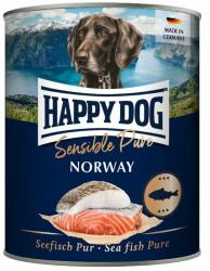 Happy Dog Sensible Pur Norway Lazac színhús konzerv 6x800g
